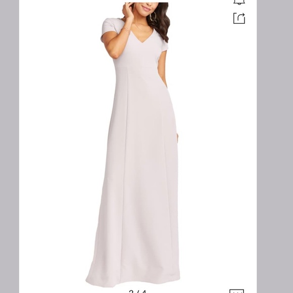 NWT Show Me Your Mumu Geneva maxi bridal dress long V-neck bridesmaid we… - Picture 2 of 13